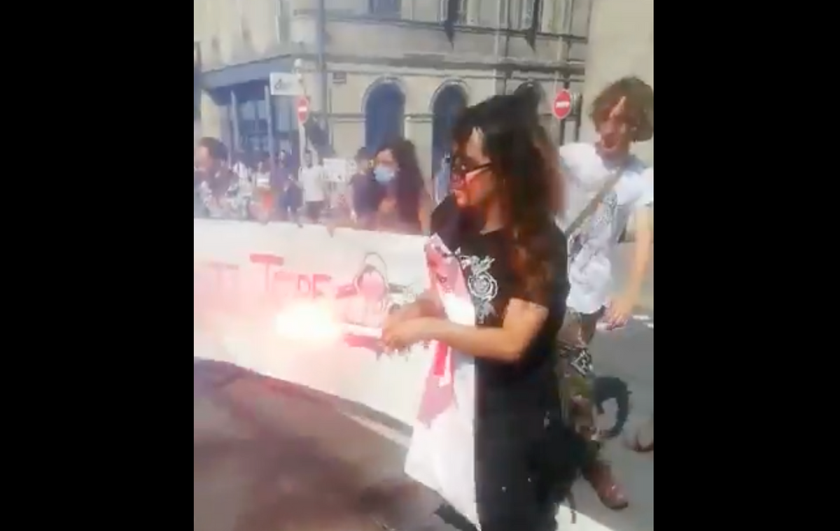 Trans Activist Allegedly Tries to Burn Lesbians at French Pride March